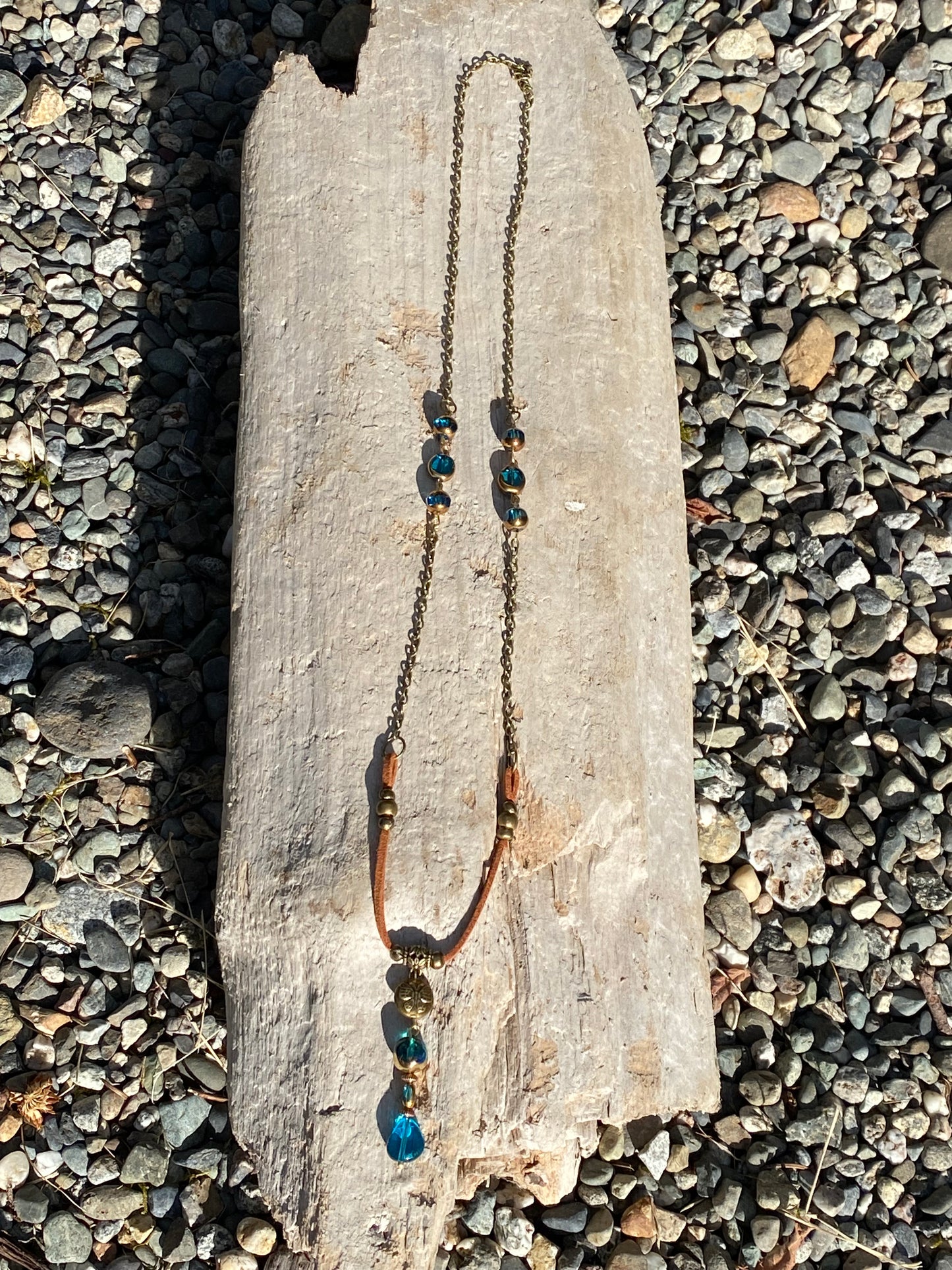Ocean  Aqua Rustica Necklace