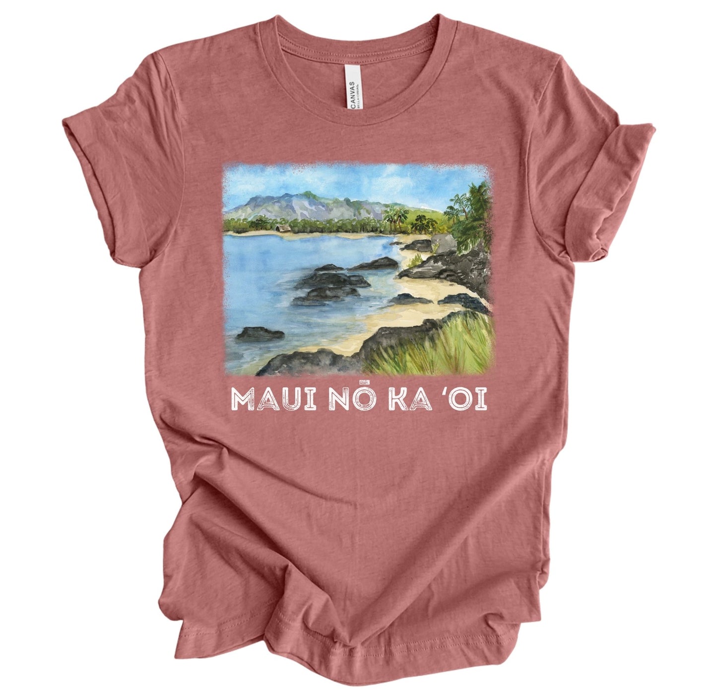 Maui NO Ka OI Watercolor shirt