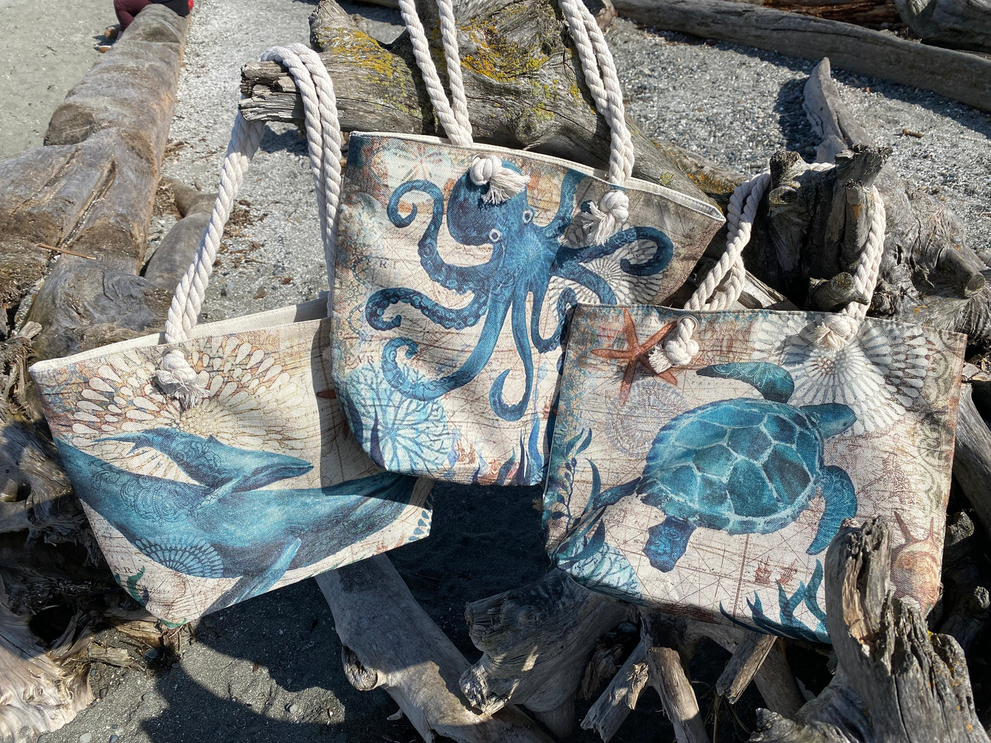 Boho Coastal Beach Bags Totes